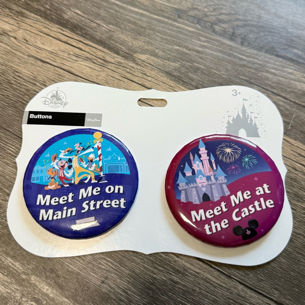 Disney Parks Meet Me Buttons